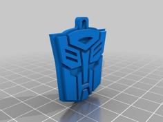 Autobot Keyring 3D Printer Model