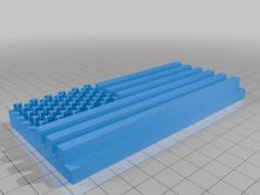 USA Flag 3D Printer Model