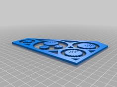 3d Printable Spirograph Toy 3D Printer Model