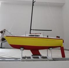 Oceaan 18 Sailboat Model 3D Printer Model