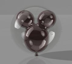 Mickey Head Balloon 3D Printer Model