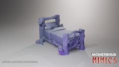 Bed Miniature For Tabletop RPGs 3D Printer Model