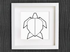 Customizable Origami Turtle 3D Printer Model