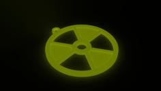 Radioactive Pendant/Keychain 3D Printer Model