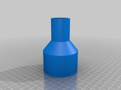 Power Tool Exhaust Port Vacuum Adaptor 3D Printer Model