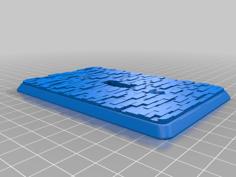 Brick Pattern Light Switch Cover 3D Printer Model