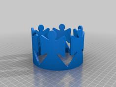 Shadow Play Angel Circle 3D Printer Model