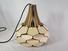 Hanging Pinecone Lamp 13in 3D Printer Model