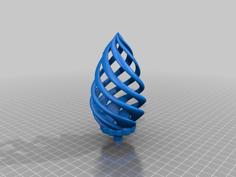 Ender 3 V2 Spiral Knob 3D Printer Model