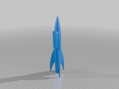 The Skeptics Guide To The Universe (SGU) Logo Rocket 3D Printer Model