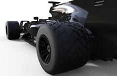 OPENRC F1 2017 Updated Rain Tires 3D Printer Model