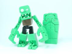 Transformable Zombieman For Halloween 3D Printer Model