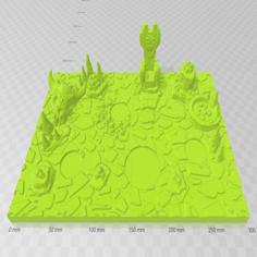 Diorama + Hex For Magore’s Fiends 3D Printer Model