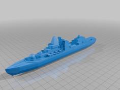 Missile Cruiser 3D Printer Model