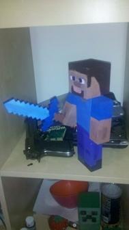 Parametric Minecraft – Guy/Zombie 3D Printer Model