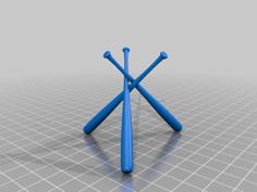 Baseball Holder 3D Printer Model