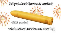 The Golden Torpedo | 3d Printed Firework Rocket 3D Printer Model