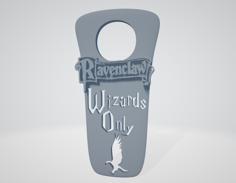 “Wizards Only” Ravenclaw (New Version) – Harry Potter “do Not Disturb” 3D Printer Model