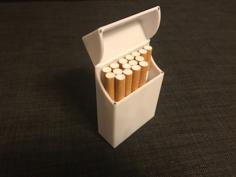 Magnetic Cigarette Box 3D Printer Model