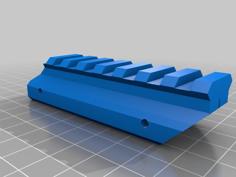 Picatinny Rail Riser 13mm 3D Printer Model