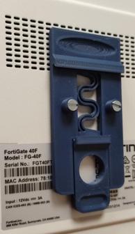 DIN Rail Mount For Fortigate 40F Firewall 3D Printer Model