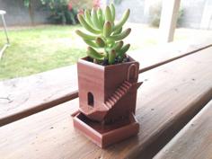 Tower Planter Pot 3D Printer Model