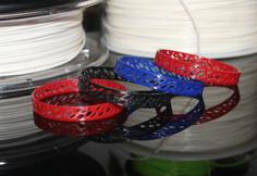 Flexible NinjaFlex Bracelet 3D Printer Model