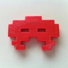 Space Invaders Magnets 3D Printer Model