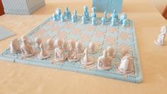 Frozen Chess 3D Printer Model