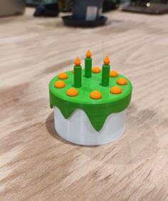 Birthday Cake 3D Printer Model