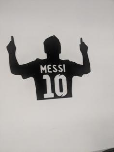 Messi Silueta – Silhouette 3D Printer Model