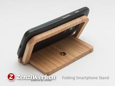 Folding Smartphone Holder Cnc/laser 3D Printer Model