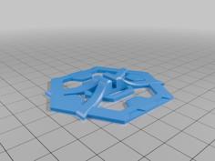 Hex Gunpla-Runner Stand 3D Printer Model