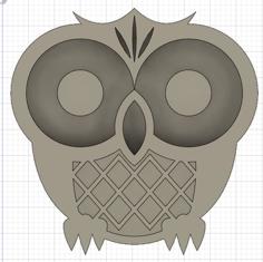 Emoji Owl 3D Printer Model