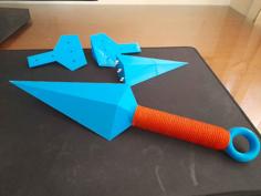 Kunai W/ Fewer Part 3D Printer Model