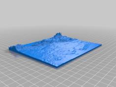 3D Map Of Poland 3D Printer Model