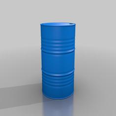 208 Liter Oil Barrel 3D Printer Model