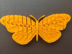 Articulated Monarch Butterfly 3D Printer Model