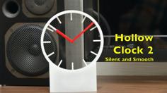 Hollow Clock 2 – Silent And Smooth 3D Printer Model