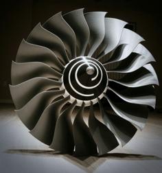 High Bypass Jet Engine Fan 3D Printer Model