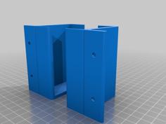 Customizable Wall Mount 3D Printer Model