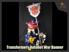 Transformers Autobot War Banner From Autocracy 3D Printer Model