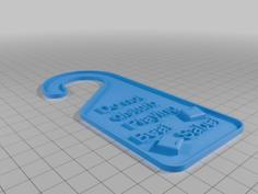 Door Tag Beat Saber 3D Printer Model