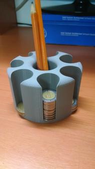 Mexican Coin Organizer / Organizador De Monedas Mexicanas 3D Printer Model