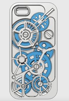 Gear Iphone 5/SE Case 3D Printer Model