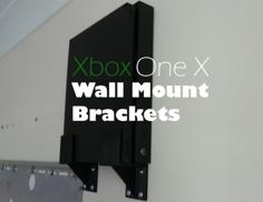 XBox One X – Wall Mount Brackets 3D Printer Model