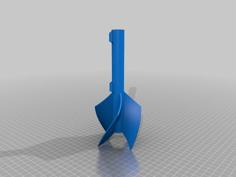 Vortex Rocket.. Flying Model Rocket (it Spins) 3D Printer Model