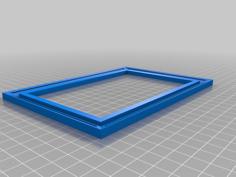 Photo Frame Modern 3D Printer Model