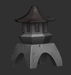 Japanese Garden Lantern 3D Printer Model