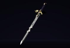 BoTW Royal Broadsword 3D Printer Model